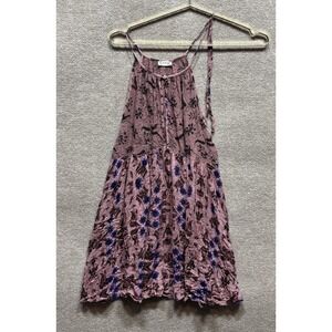 Intimately Free People Wildest Dreams Slip Dress Women's S Mini Floral EUC